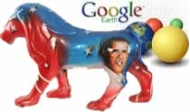 Voir les statues de lion de Nairobi sur Google Map