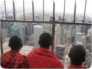 Maasais à l´Empire State Building
