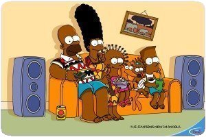 Les Simpsons africanisés