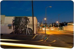 Artiste JR à Los Angele - The Wrinkles of the City