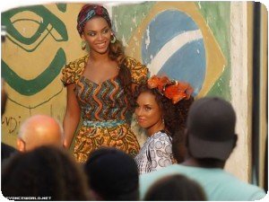 Beyonce en wax africain