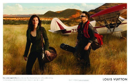 Bono en safari pour Louis Vuitton