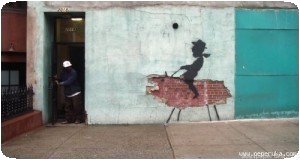 Banksy - Cheval