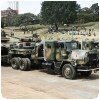 Préparatifs de la parade militaire à Nairobi