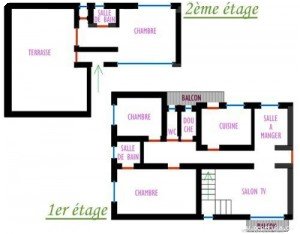 Notre appartement - Un plan grossier