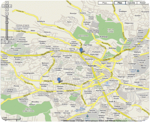 Google Map Kenya