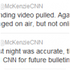CNN nous ressort les vieilles bannières !  » McKenzie s'excuse sur Twitter