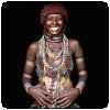 Photo couleur d´un habitant de la vallée Omo (Éthiopie) par John Kenny
