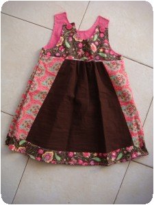 robe trapèze rose