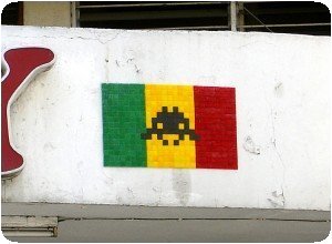 Space Invader à Mombasa