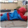 Spiderman planking