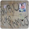 Graffiti "Uhuru - Tuko pamoja"